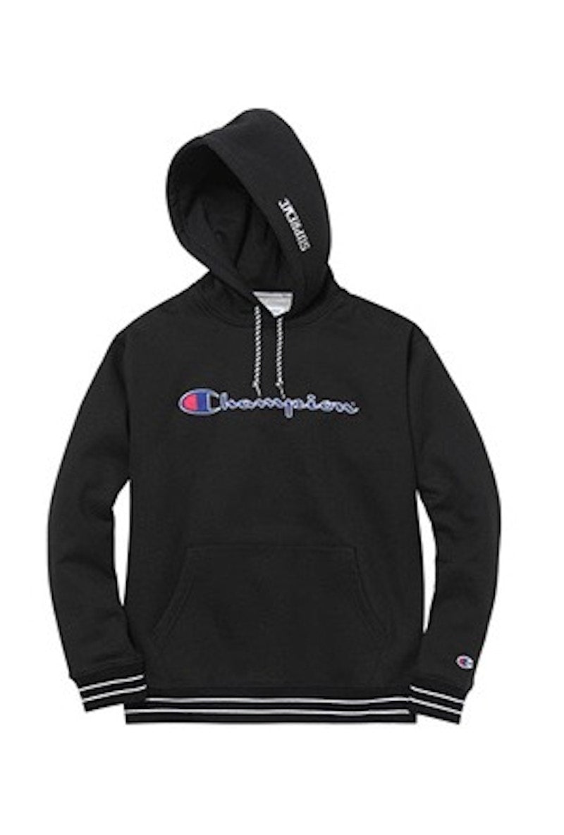 Supreme Champion Pullover Hoodie Black