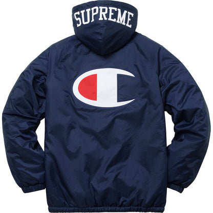 Supreme Champion Sherpa Lined Hooded Jacket Navy