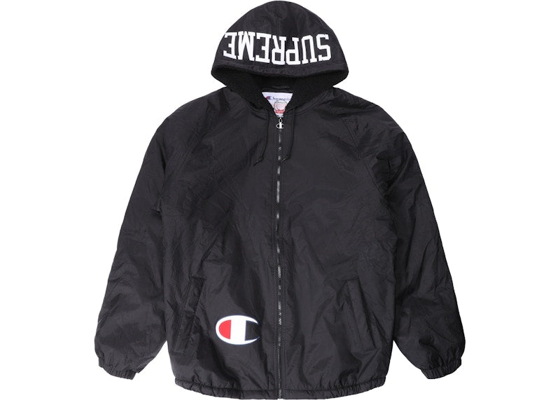 Supreme Champion Sherpa Lined Hooded Jacket Navy