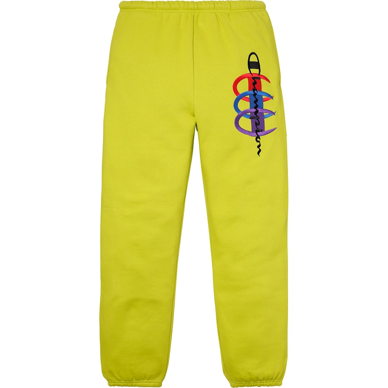Supreme Champion Stacked C Sweatpant Bright Green
