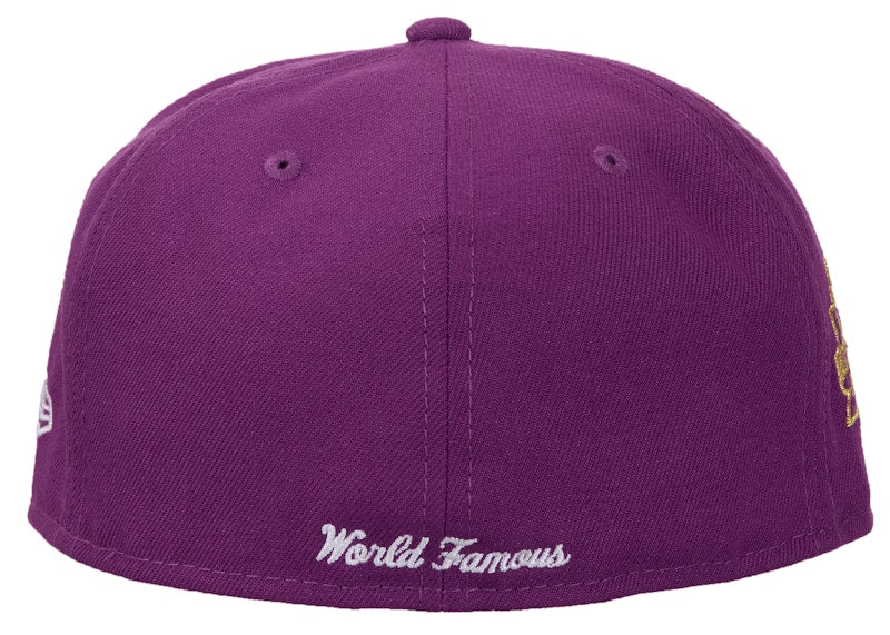 Supreme Championship Box Logo New Era 59Fifty Hat Purple