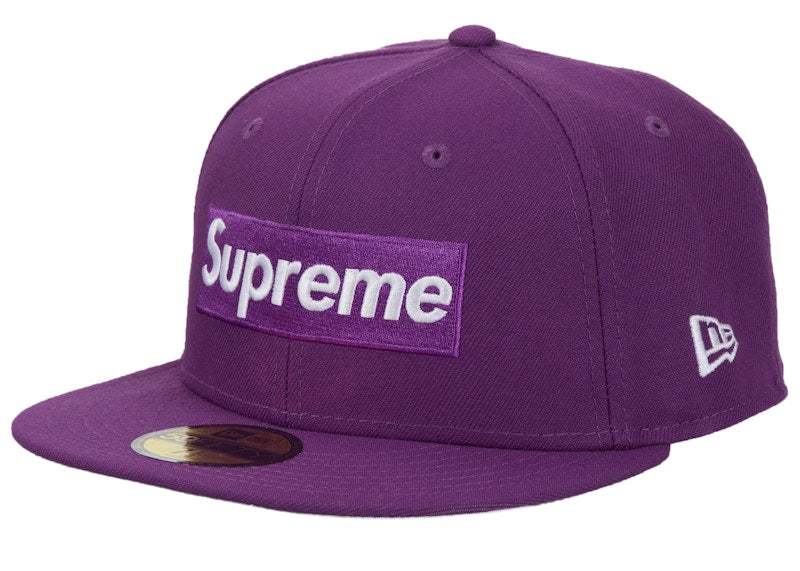 Supreme Championship Box Logo New Era 59Fifty Hat Purple