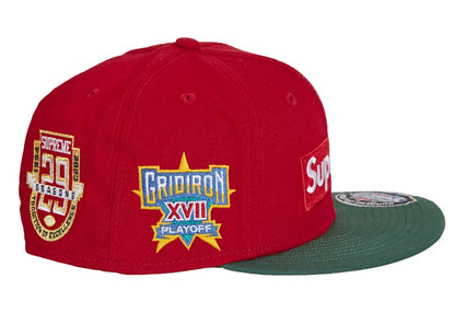 Supreme Championships Box Logo New Era Fitted Hat Red