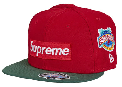 Supreme Championships Box Logo New Era Fitted Hat Red