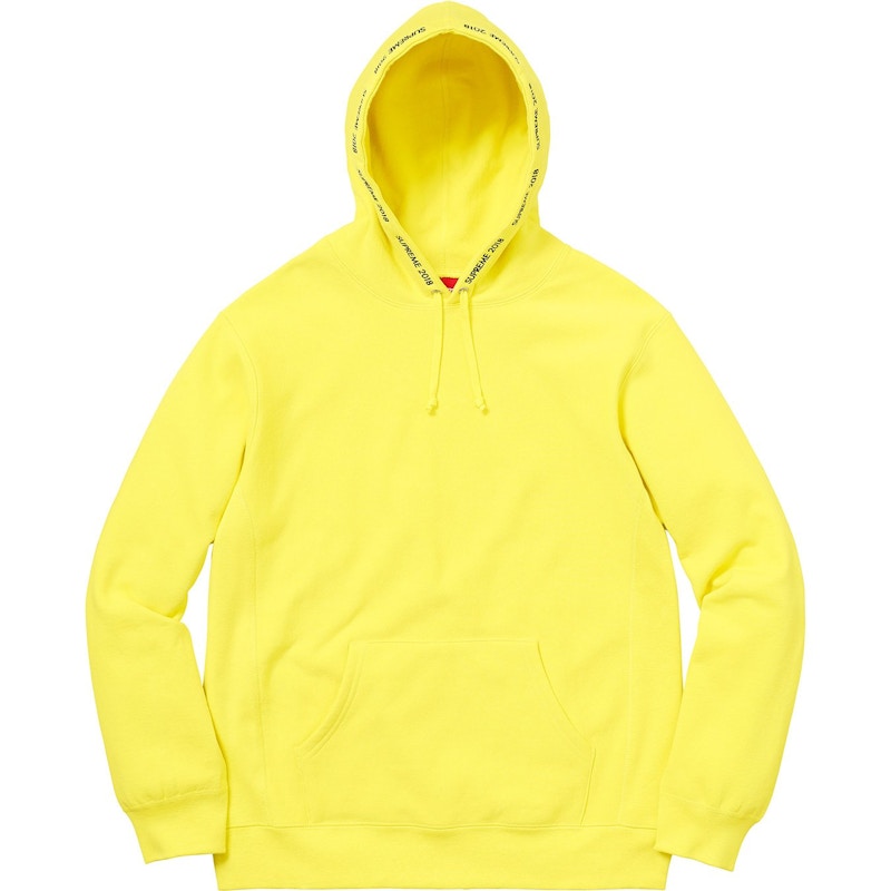 Supreme Channel Hooded Sweatshirt Lemon