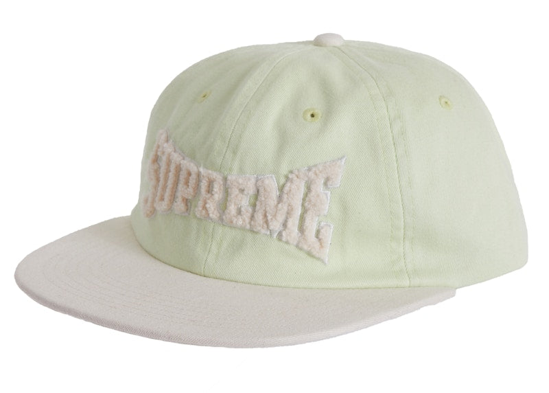 Supreme Chenille Logo 6-Panel Pale Lime