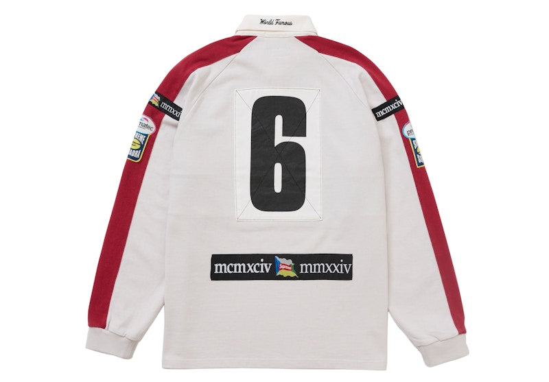 Supreme Chest Stripe Rugby Stone