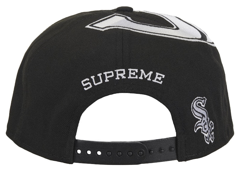 Supreme Chicago White Sox Adjustable New Era Cap Black