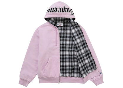 Supreme Chicago White Sox Zip Up Hooded Sweatshirt Light Pink