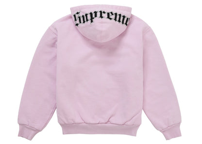 Supreme Chicago White Sox Zip Up Hooded Sweatshirt Light Pink