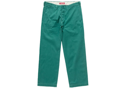 Supreme Chino Pant Pant (FW24) Dark Mint
