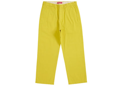 Supreme Chino Pant (SS25) Lime Yellow