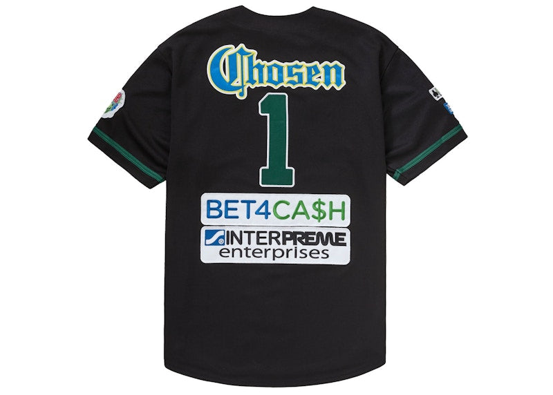 Supreme Chosen One Baseball Jersey Black