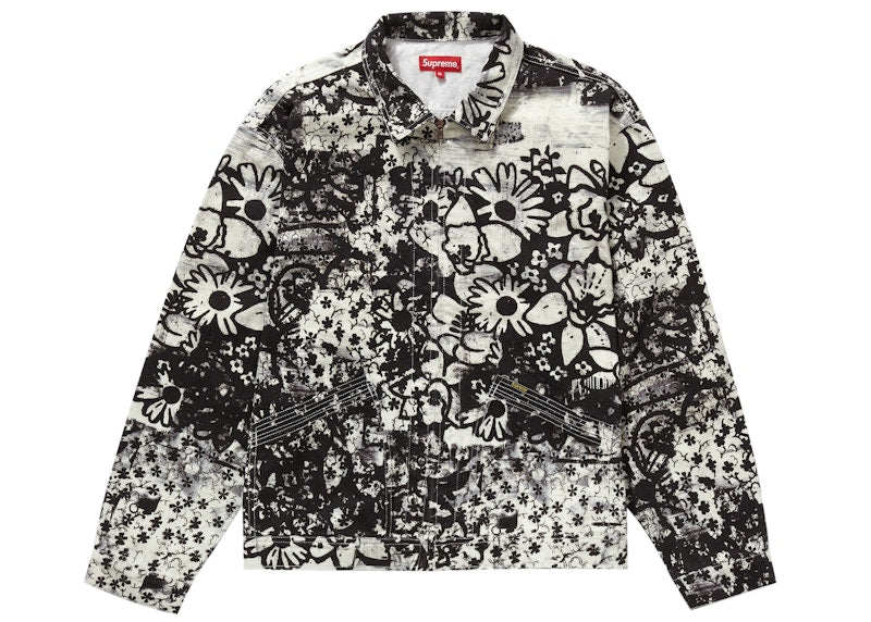 Supreme Christopher Wool Denim Work Jacket Black