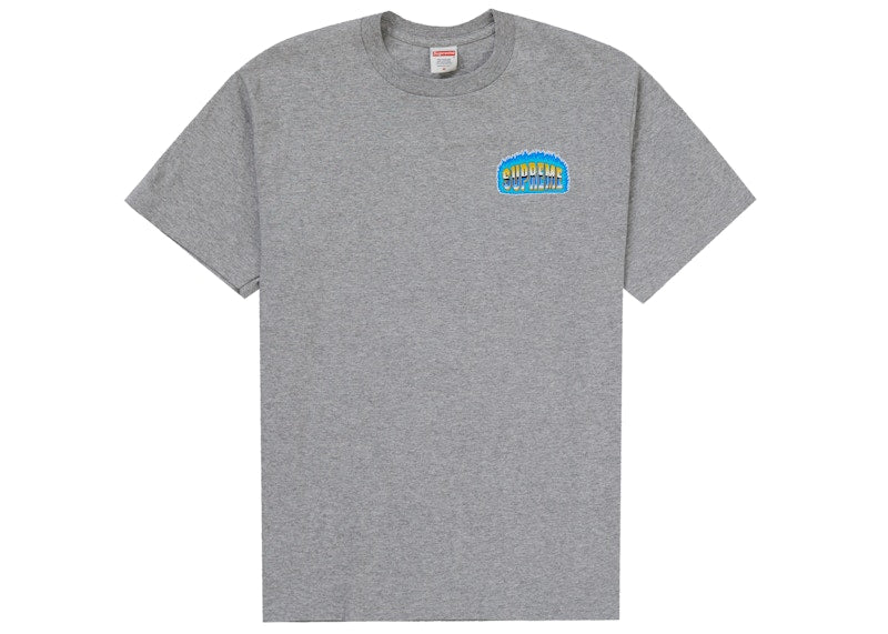 Supreme Chrome Tee Heather Grey