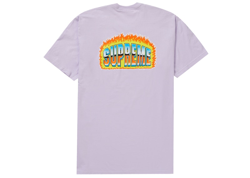 Supreme Chrome Tee Light Purple
