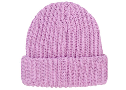 Supreme Chunky Rib Classic Logo Beanie Pink
