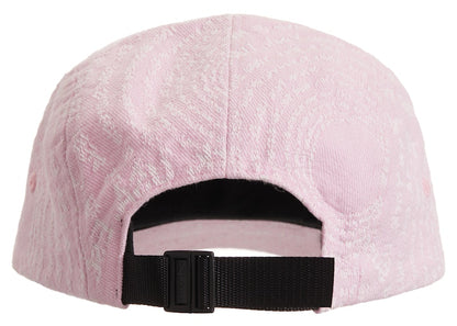 Supreme Circles Jacquard Denim Camp Cap Pink
