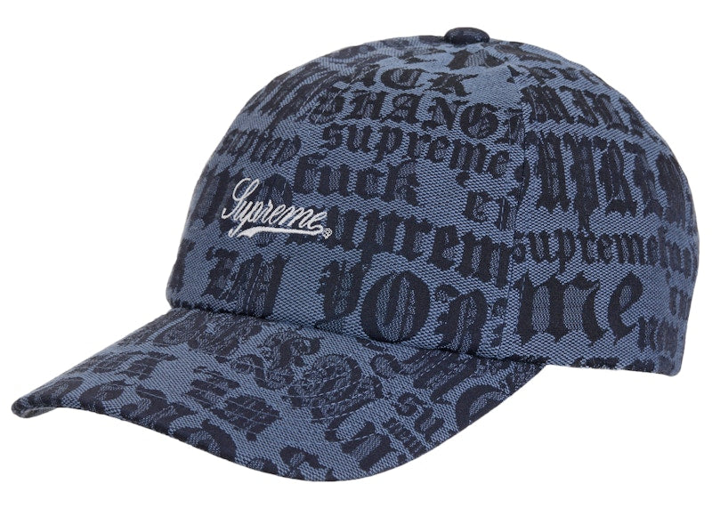 Supreme Cities Jacquard 6-Panel Grey
