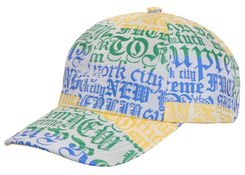 Supreme Cities Jacquard 6-Panel White