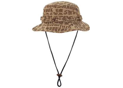 Supreme Supreme Cities Jacquard Boonie Hat Brown