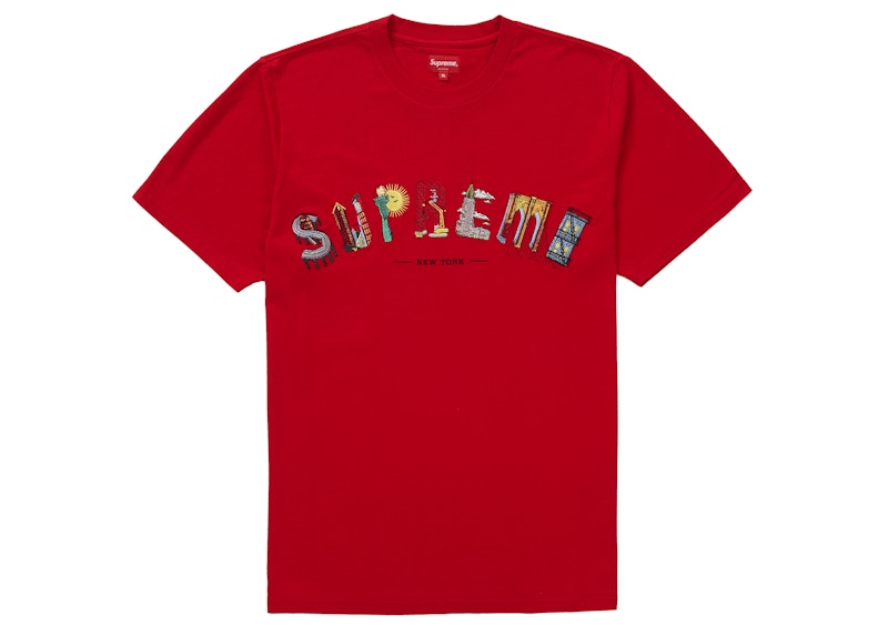 Supreme City Arc Tee Red