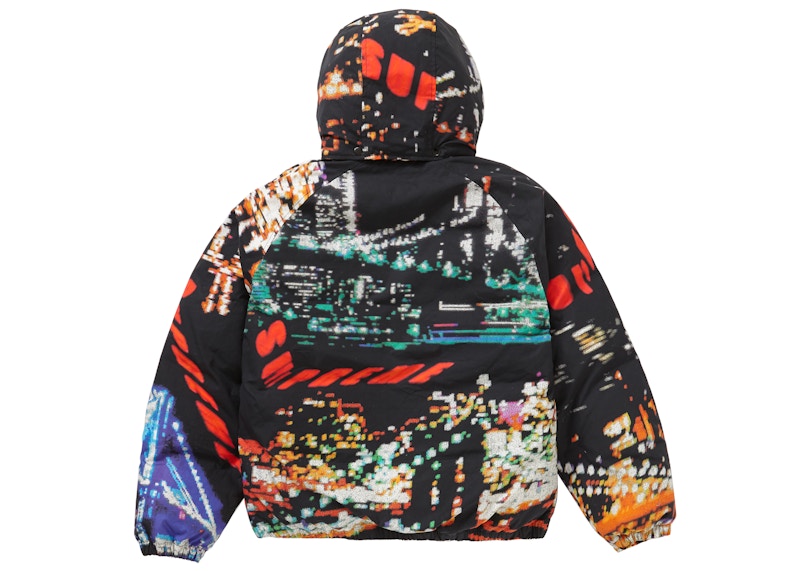 Supreme City Lights Puffy Jacket Black