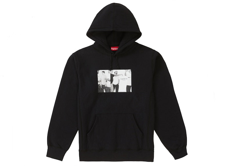 Supreme Classic Ad Hooded Sweatshirt Black