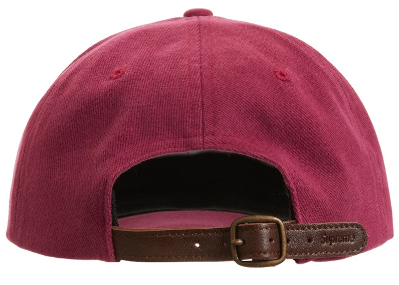 Supreme Classic Logo 6-Panel Dark Rose