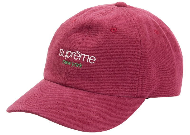 Supreme Classic Logo 6-Panel Dark Rose