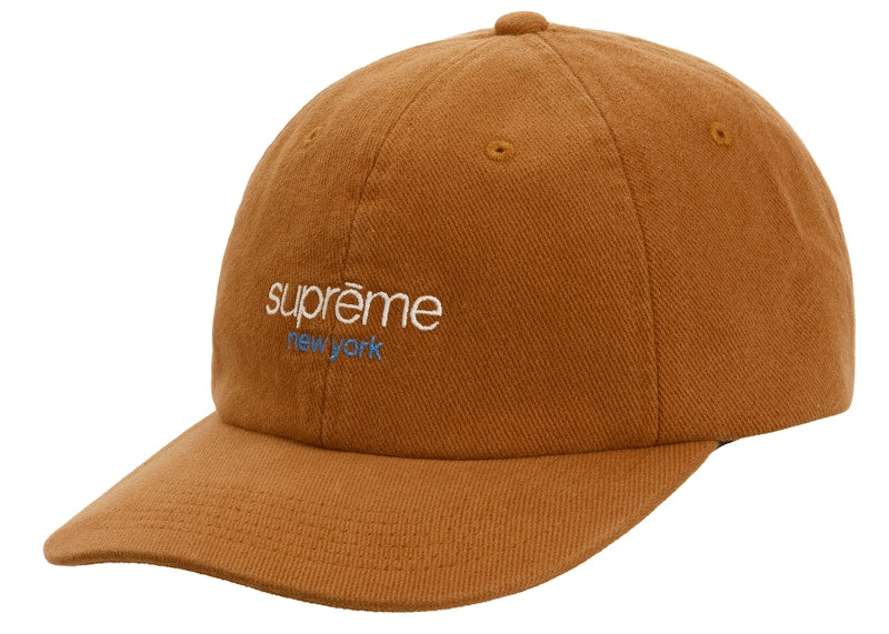 Supreme Classic Logo 6-Panel (SS21) Tan