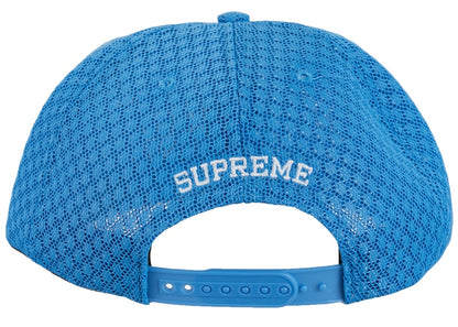 Supreme Classic Logo Air Mesh 6-Panel Light Blue