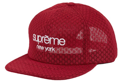 Supreme Classic Logo Air Mesh 6-Panel Red