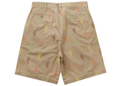 Supreme Classic Logo Chino Short Tan
