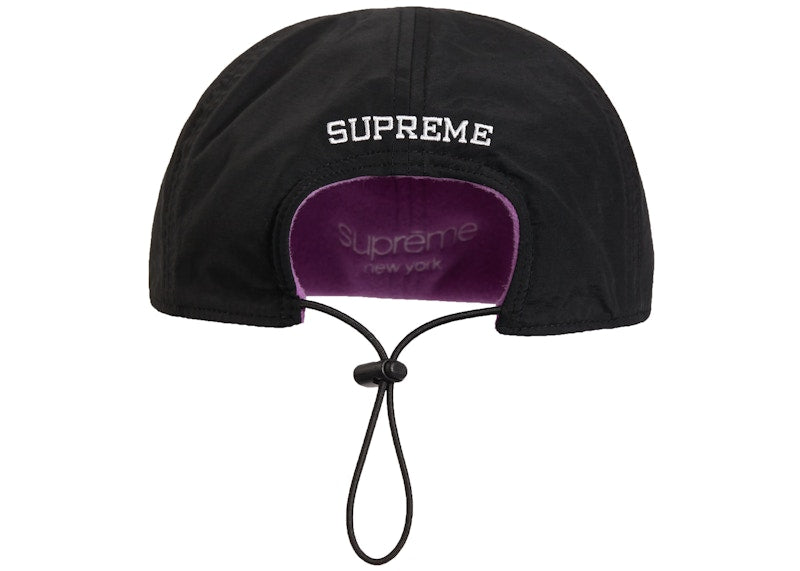 Supreme Classic Logo Reversible 6 Panel Black