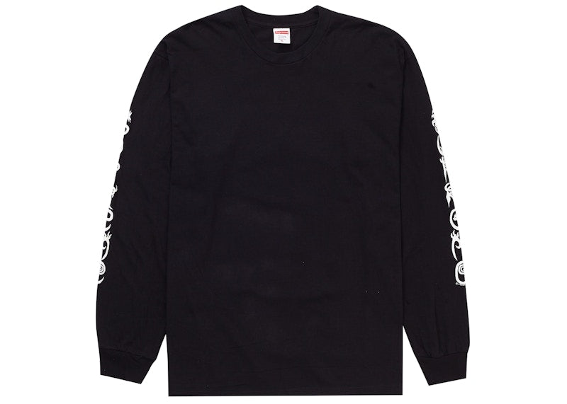 Supreme Clayton Patterson L/S Tee Black