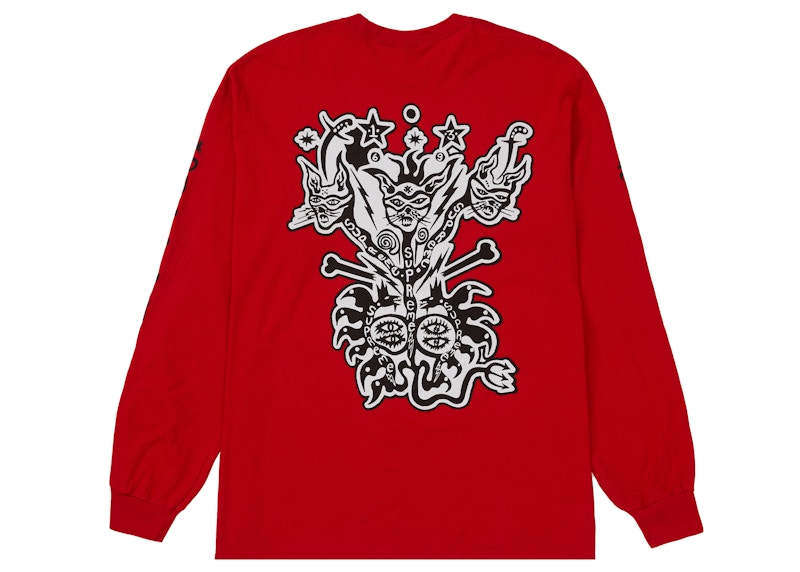 Supreme Clayton Patterson L/S Tee Red
