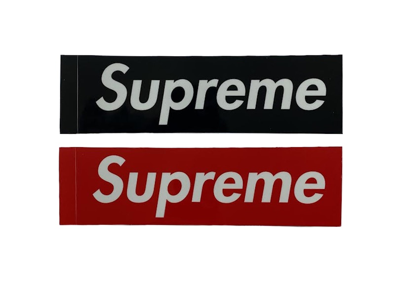 Supreme Clear Vinyl Box Logo Stickers Sticker Set