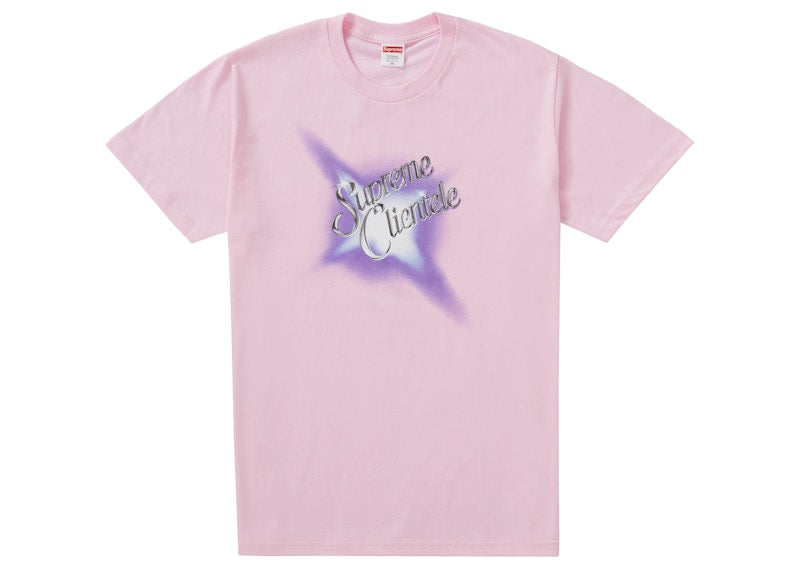 Supreme Supreme Clientele Tee Light Pink