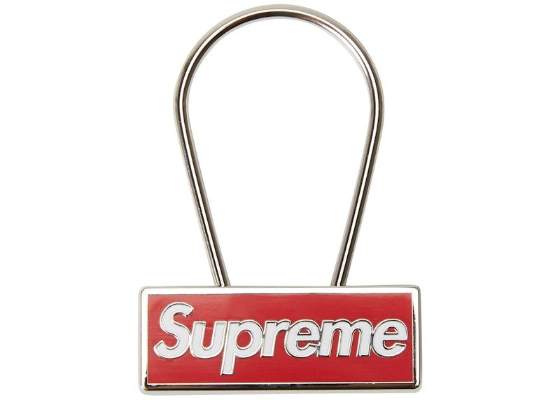Supreme Clip Keychain Red