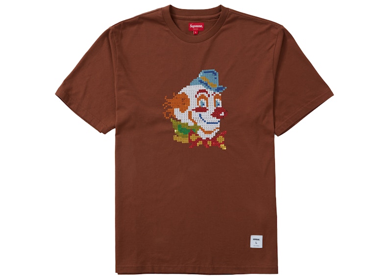 Supreme Clown Sequin S/S Top Brown
