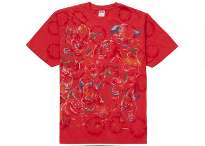 Supreme Clowns Tee Bleached Red