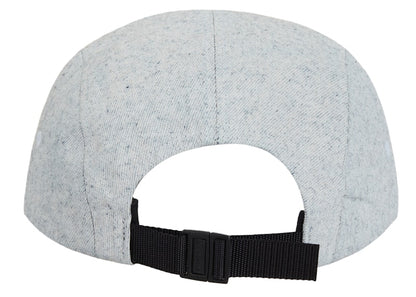 Supreme Coated Denim Camp Cap White