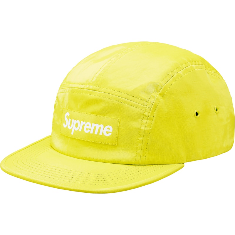 Supreme Coated Linen Camp Cap Lime