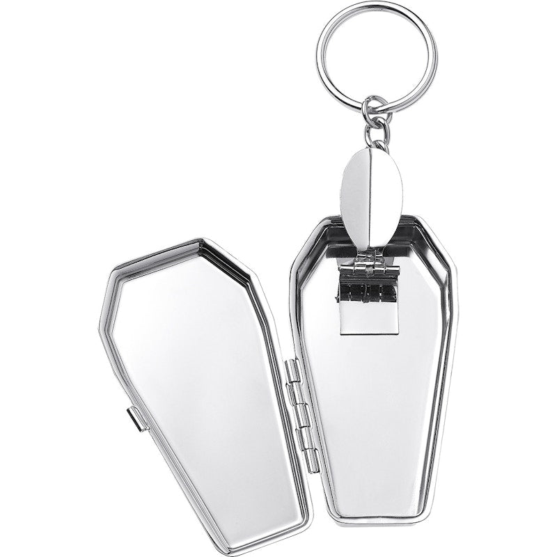 Supreme Coffin Keychain Silver