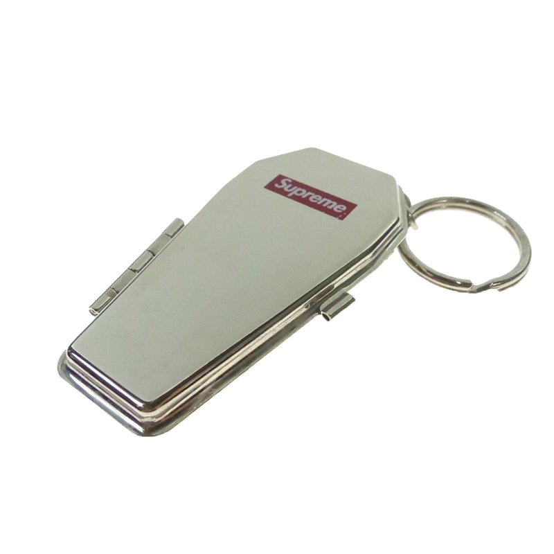 Supreme Coffin Keychain Silver