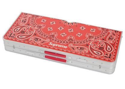 Supreme Coleman Folding Table Set Red