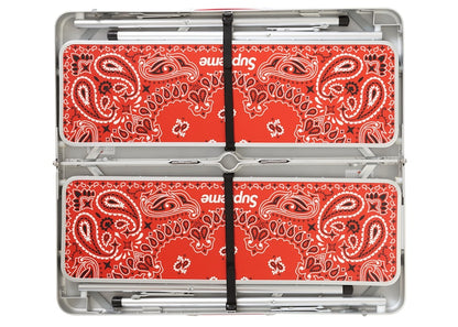 Supreme Coleman Folding Table Set Red