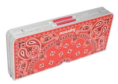 Supreme Coleman Folding Table Set Red