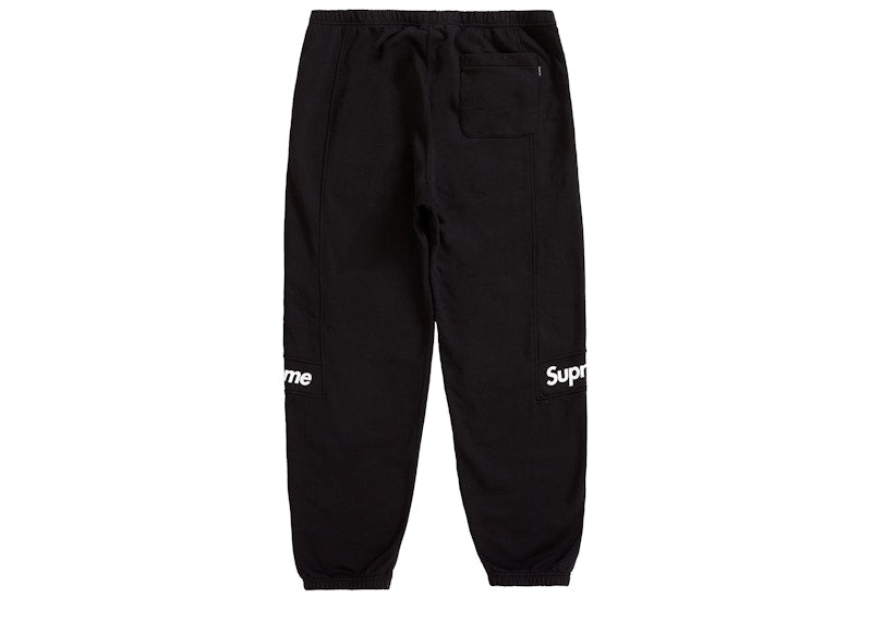 Supreme Color Blocked Sweatpant Black